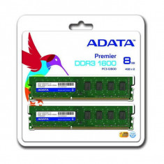 Memorie ADATA Premier 8GB DDR3 1600 MHz CL11 Dual Channel Kit foto