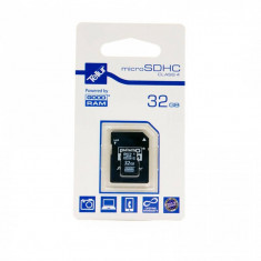 Card Tellur microSDHC 32GB Clasa 4 cu adaptor SD foto