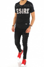 Tricou - tricou barbati - tricou slim fit - tricou fashion - 8314 P13-1 foto