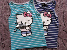 Set maieuri Hello Kitty H&amp;amp;M mar.122-128 (6-8 ani) foto