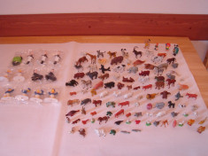Colectie figurine animale domestice-salbatice 115 piese foto