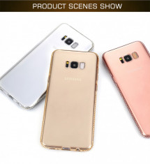 Husa Silicon PREMIUM cu pietricele / strasuri Samsung Galaxy S8 / S8+ / S8 Plus foto