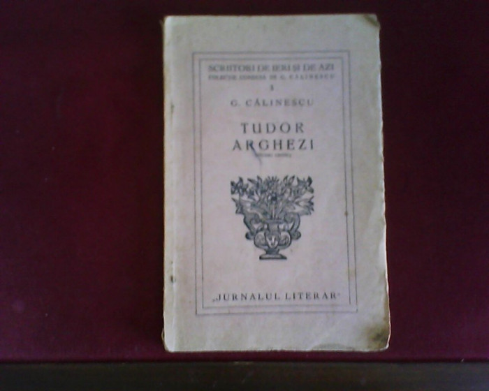 G. Calinescu Tudor Arghezi, ed. princeps