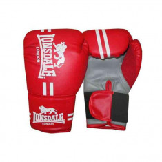 Oferta! Manusi box Lonsdale Contender Red originale - marimea Junior S/M L/XL foto