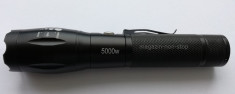 Lanterna Tip Police 1200 W 1000 LUMENI - CREE LED XM-L T6 1 Acumulator foto