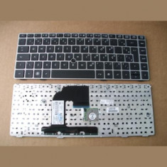 Tastatura laptop noua HP Elitebook 8460P Silver Frame Black BR foto