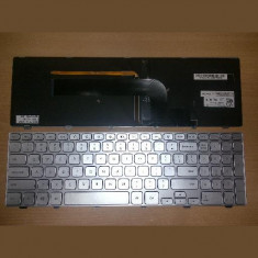 Tastatura laptop noua Dell Inspiron 15-7000 Series Silver US Backlit foto