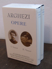 TUDOR ARGHEZI -OPERE -VERSURI- 2 volume ( editia Academiei Romane) foto