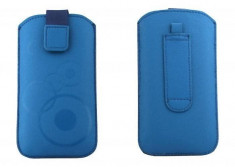 Toc OEM TSSAMGS2ABS Slim albastru pentru Samsung Galaxy S2 / S / S Plus foto