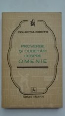 Proverbe si cugetari despre omenie (vezi detalii pentru livrare in tara)