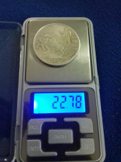 Moneda 5 LIRE 1914 Argint foto