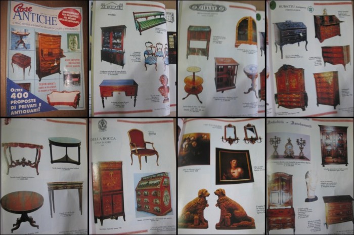 Catalog Italia Antichitati Cose Antiche-Iulie 1995. Stare buna.