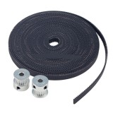 Set de 2 roti dintate pt ax de 8mm + 2m de curea pt CNC , ROBOTI IMPRIMANTA 3D, Universal