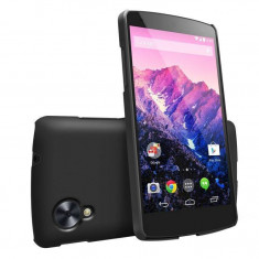 Husa Protectie Spate Ringke Slim Black plus folie protectie pentru Google Nexus 5 foto