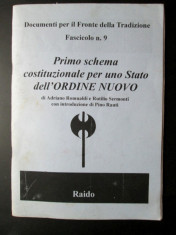 Brosura / Extrema dreapta / Italia: Primo schema constituzionale per uno Stato.. foto