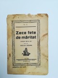 TRANSILVANIA-TEATRU COMEDIE , CLUJ, 1940, ZECE FETE DE MARITAT