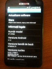 schimb smartphone note n 7000+iphone 4 alb,fara diferenta! nu trimit in tara foto