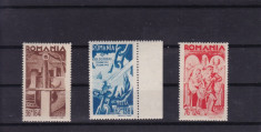 ROMANIA 1943 , LP 154 I , CONSILIUL DE PATRONAJ SERIE MNH foto