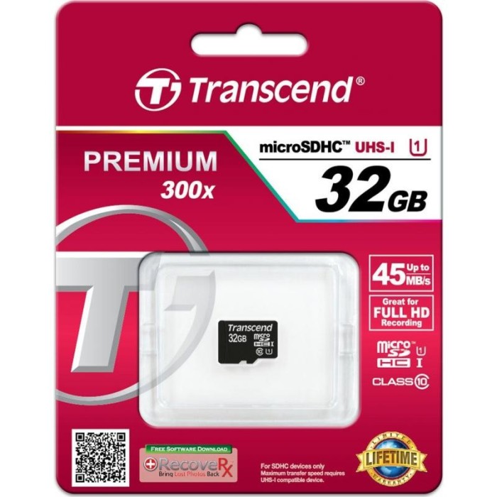 Card memorie Transcend TS32GUSDCU1 micro SDHC 32GB UHS1 foto mare Card memorie Transcend TS32GUSDCU1 micro SDHC 32GB UHS1 foto mare