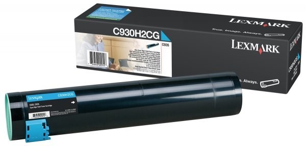 Lexmark Toner Lexmark C930H2CG, 24.000 pagini, Cyan foto mare Lexmark Toner Lexmark C930H2CG, 24.000 pagini, Cyan foto mare