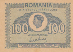 ROMANIA 100 lei 1945 XF!!! foto