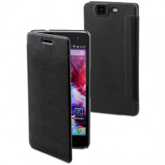 Husa Flip Cover Muvit 91039 neagra pentru Wiko Highway foto