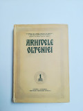 OLTENIA- ARHIVELE OLTENIEI, SERIE NOUA, NR. 1, CRAIOVA-BUCURESTI 1981