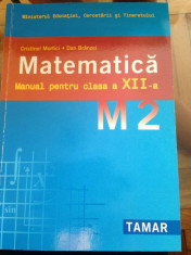 Manual matematica clasa a XII-a M2 foto