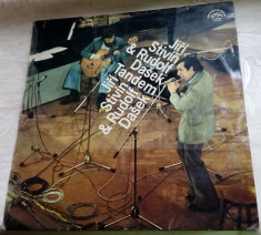 DISC LP: JIRI STIVIN &amp;amp; RUDOLF DASEK SYSTEM TANDEM LIVE IN LJUBLJANA&amp;#039;74/SUPRAPHON foto