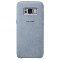 Husa Protectie Spate Samsung EF-XG955AMEGWW Alcantara Cover Verde pentru SAMSUNG Galaxy S8 Plus foto