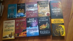 9 carti: Dan Brown (Codul, Ingeri si demoni, Fortareata, Conspiratia) + altele foto