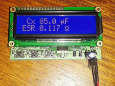 ESR si Capacimetru digital - masurare in circuit foto