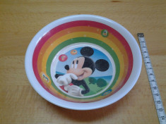 Mickey Mouse bol - farfurie copii foto