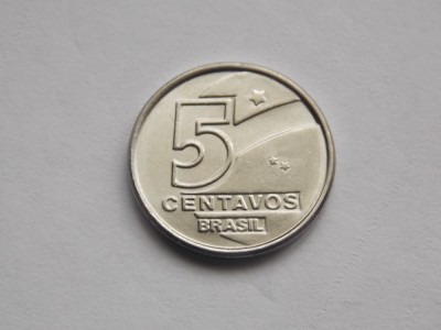 5 CENTAVOS 1989 BRAZILIA-UNC foto