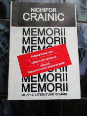 Memorii - Nichifor Crainic foto