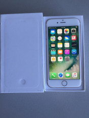 iPhone 6 16GB Gold Auriu NEVERLOCK IMPECABIL FULL BOX +CADOU foto