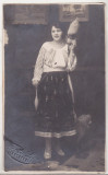 bnk foto Femeie in costum popular - Foto Lux Bucuresti 1923