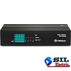 Switch 8-port GREENnet Gigabit PoE (4 PoE, 4 Non-PoE) Trendnet foto