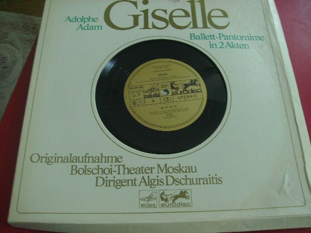 A(01) Disc vinil-ADOLPHE ADAM GISELLE