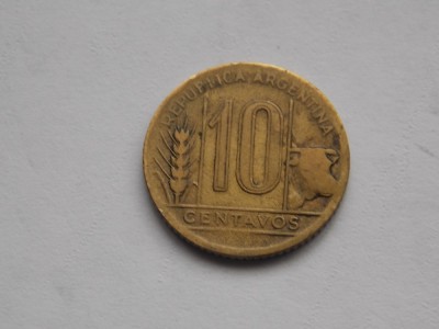 10 CENTAVOS 1945 ARGENTINA foto