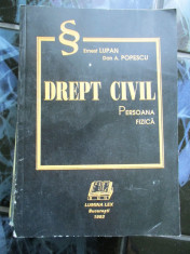 Drept civil - persoana fizica - Ernest Lupan foto