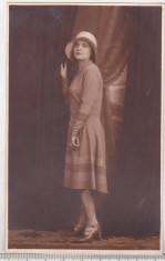 bnk foto Portret de domnisoara - Foto-Pax Ed Bucovsky Bucuresti 1929 foto