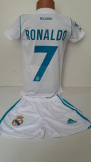 Echipament fotbal pentru copii Real Madrid Ronaldo marimea 176 foto