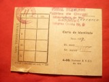 Legitimatie - Carte identitate - Fabrica de Ciorapi 1957