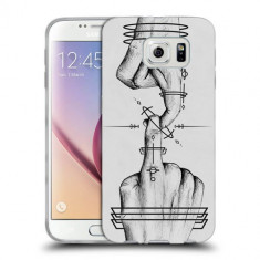 Husa Samsung Galaxy S6 Edge Plus G928 Silicon Gel Tpu Model Universe Touch foto