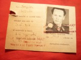 Legitimatie - Carte identitate - Atelierele 9 Mai 1956