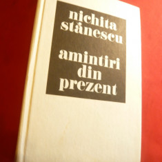 Nichita Stanescu - Amintiri din prezent - Ed. Sport 1985 ,comentariu Gh.Tomozei