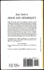 Jane Austen, Sense and sensibility, in limba engleza