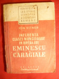 Ion Vitner -Influenta Cls Muncitoare in Opera lui Eminescu si Caragiale cca.1946