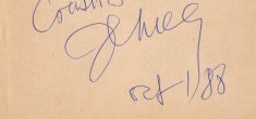 Ioan Chirila, World Cup &#039;66, cu dedicatie si autograf autor oct 1988